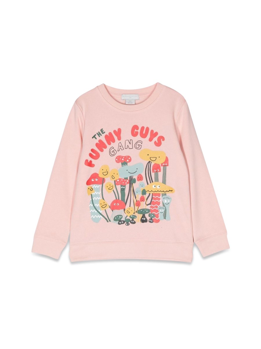 STELLA McCARTNEY FELPA GIROCOLLO FUNNY GUYS