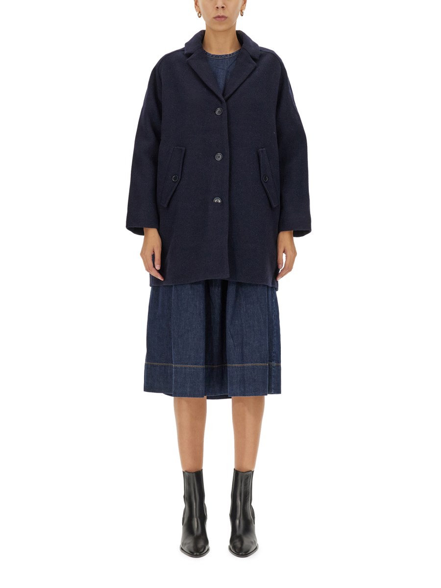 YMC CAPPOTTO MONOPETTO IN LANA