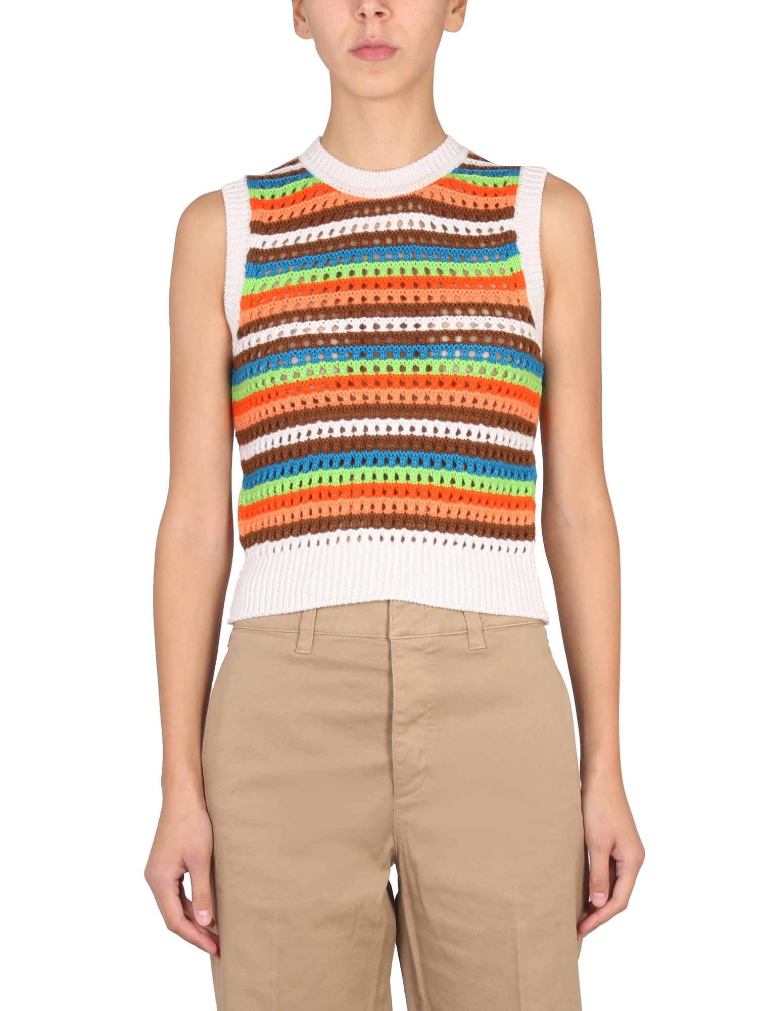 Shop Department Five Top "patty" In Multicolour