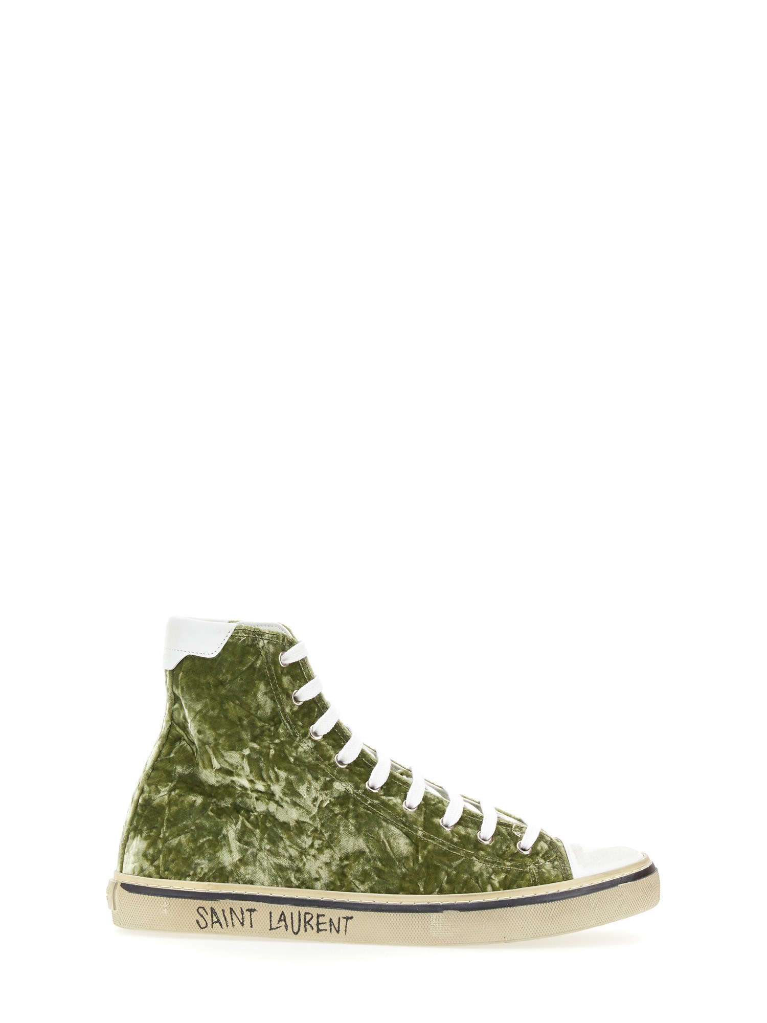 Saint Laurent Medium Trainers Midibu In Green