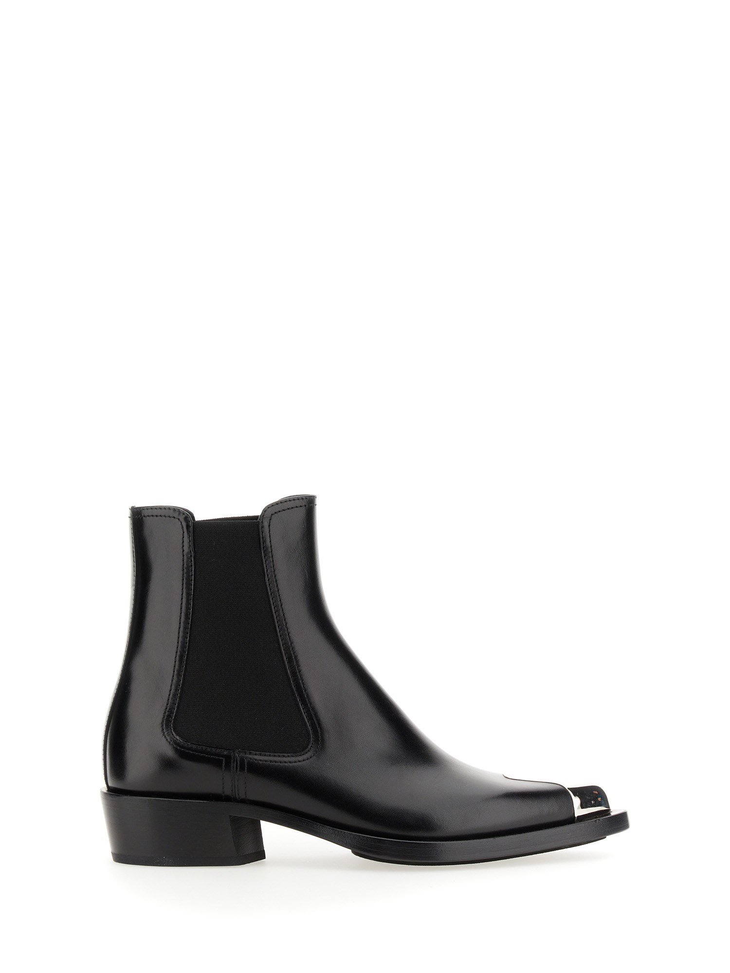 Shop Alexander Mcqueen Punk Boot In Black