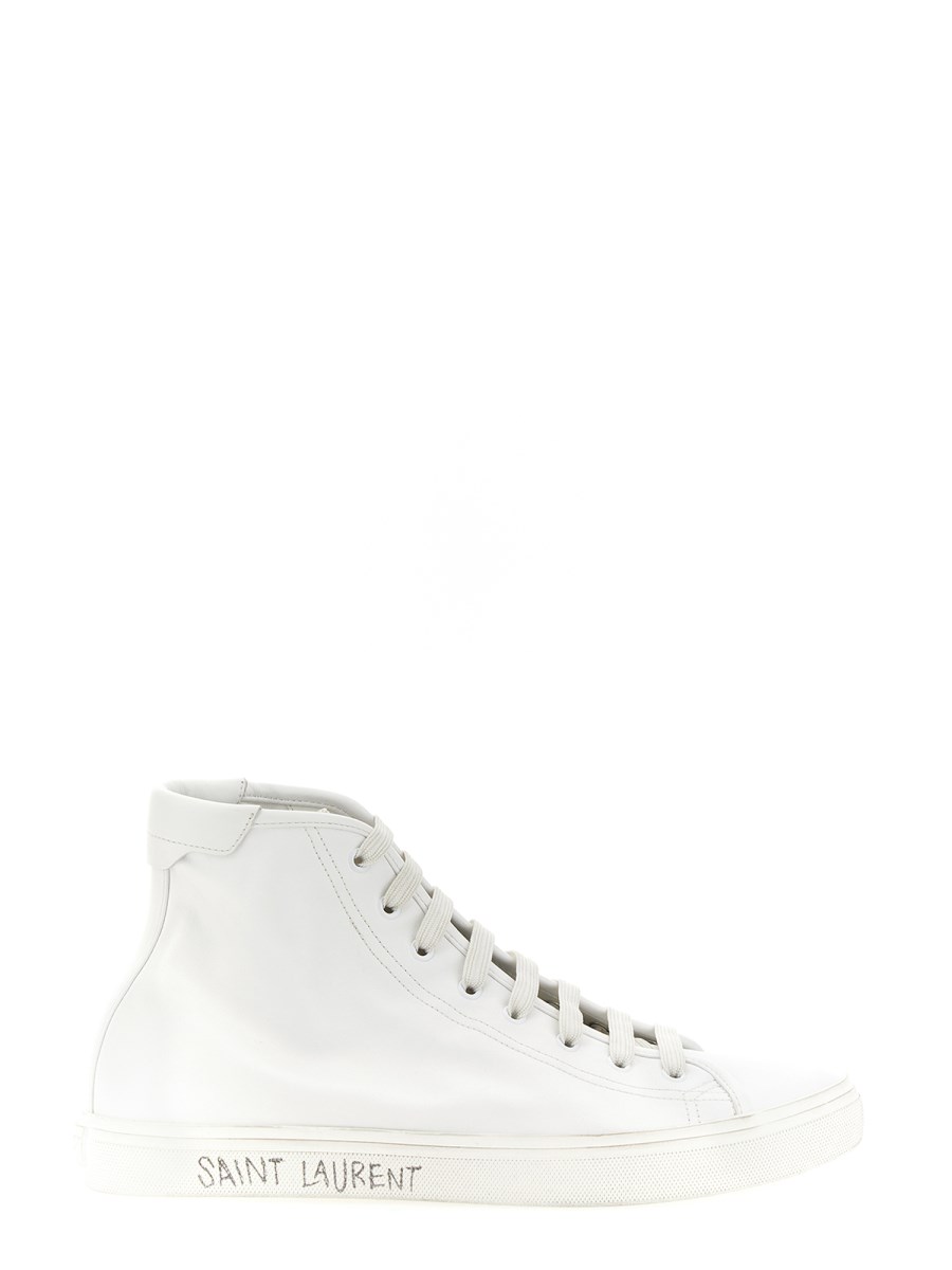 SAINT LAURENT SNEAKER MEDIA MALIBU IN PELLE LISCIA