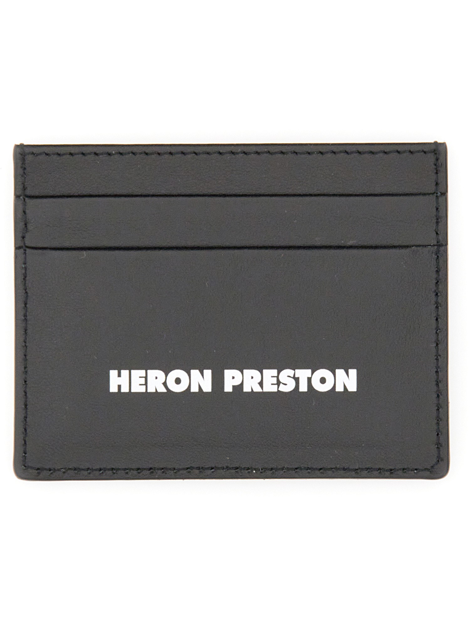 heron preston card holder with logo print