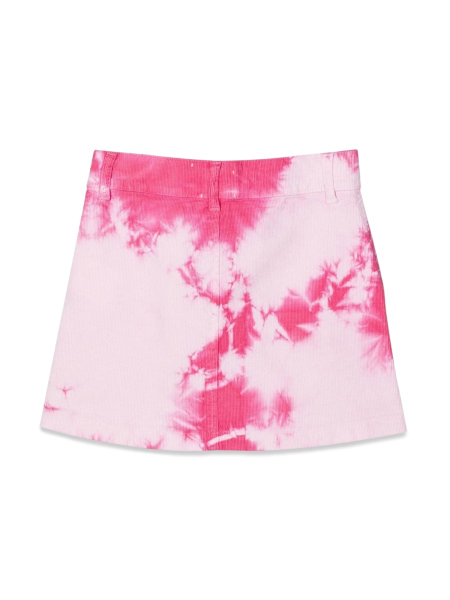 VELVET TIE DYE SKIRT