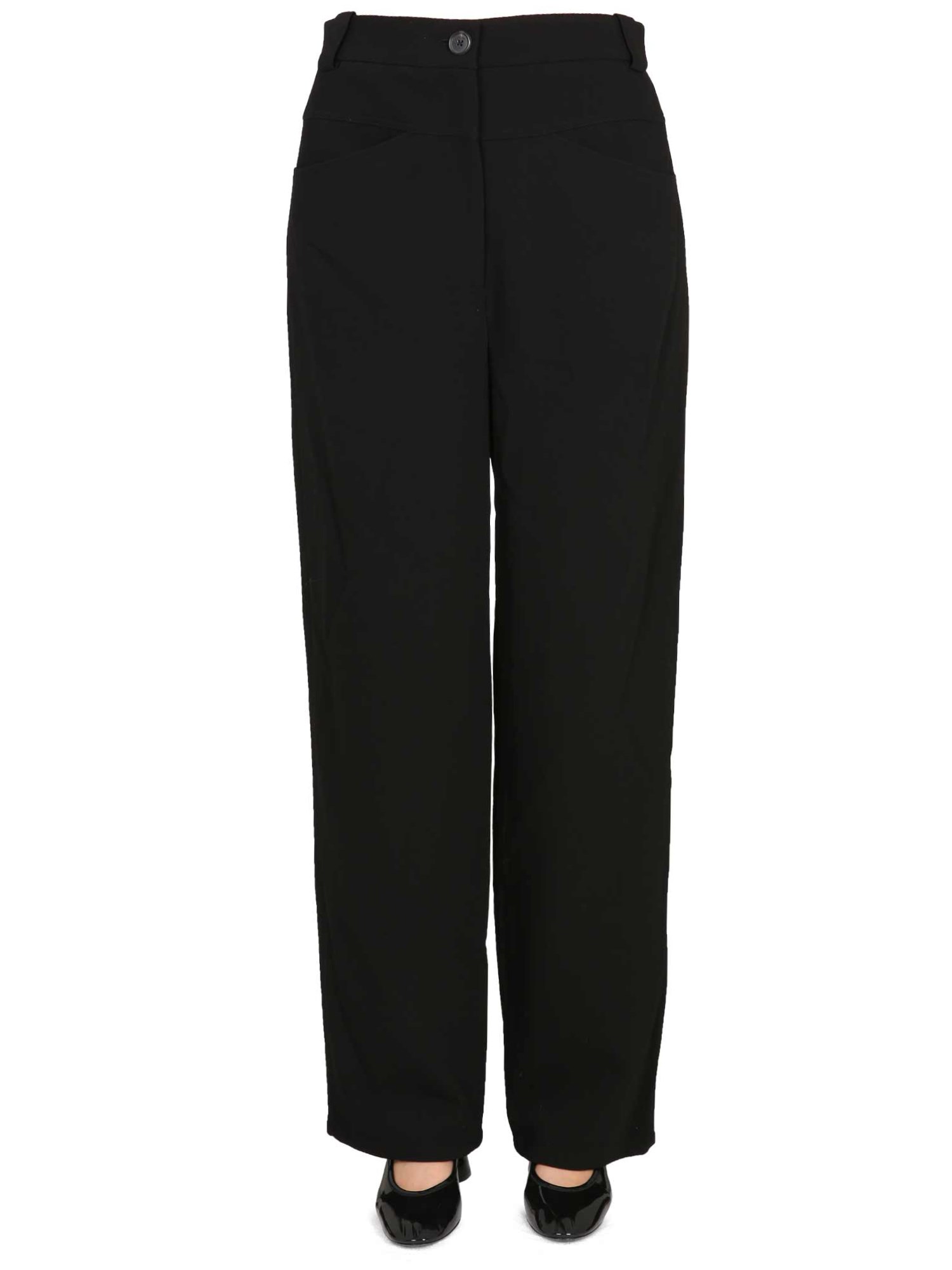 Shop Khaite Pants "preen" In Black