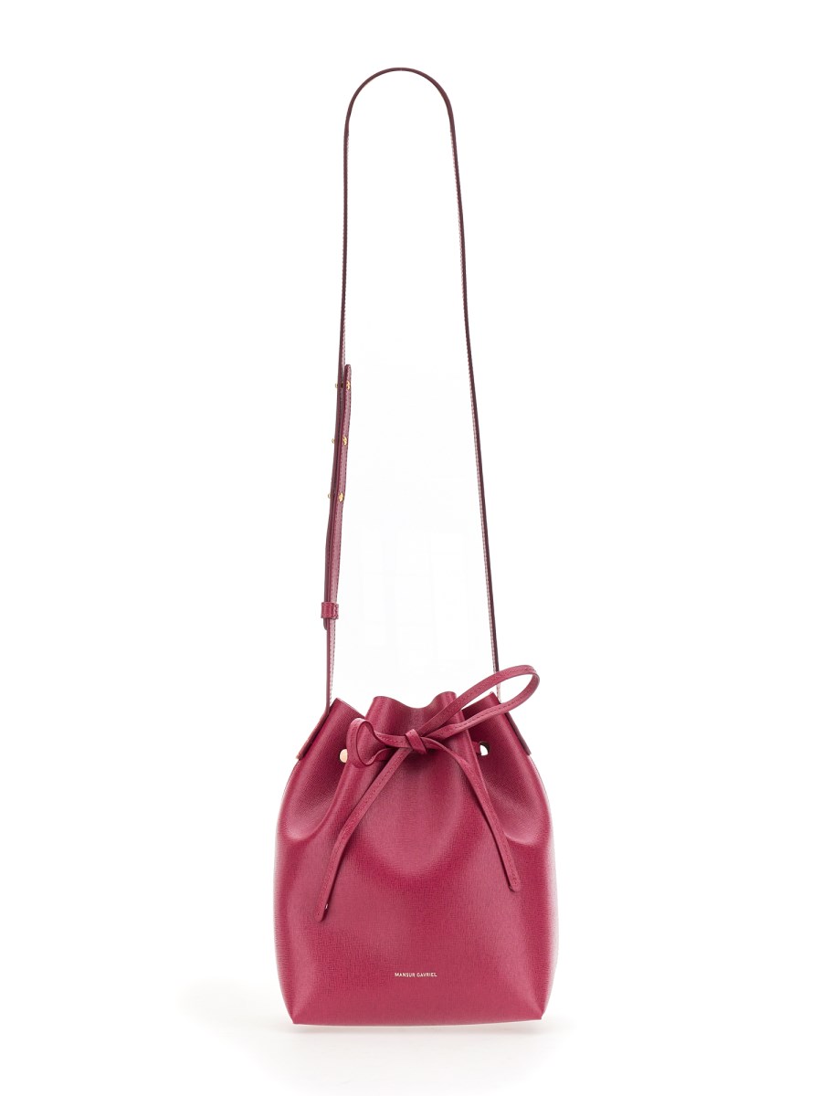 Mansur Gavriel Mini Mini Bucket Bag in Pink