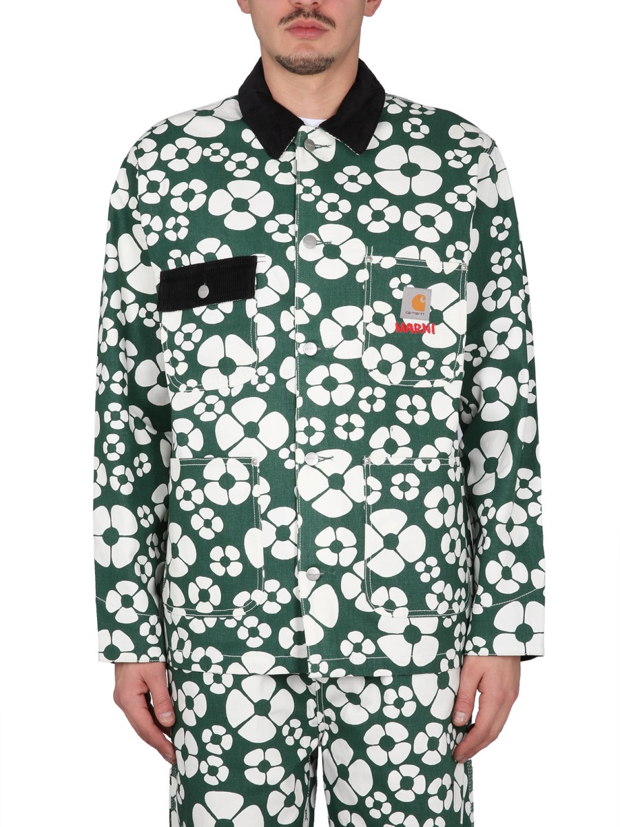 MARNI X CARHARTT WIP - MARNI X CARHARTT WIP COTTON CANVAS FLORAL