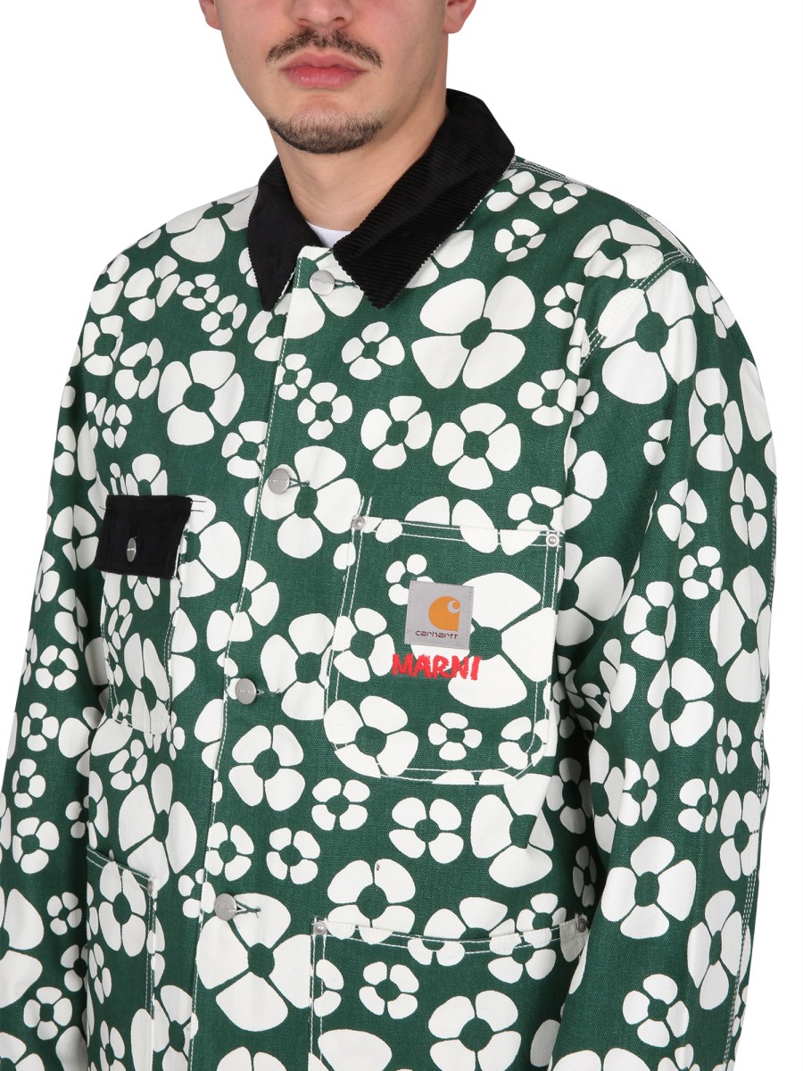 Marni x Carhartt WIP – Floral Jacket Green