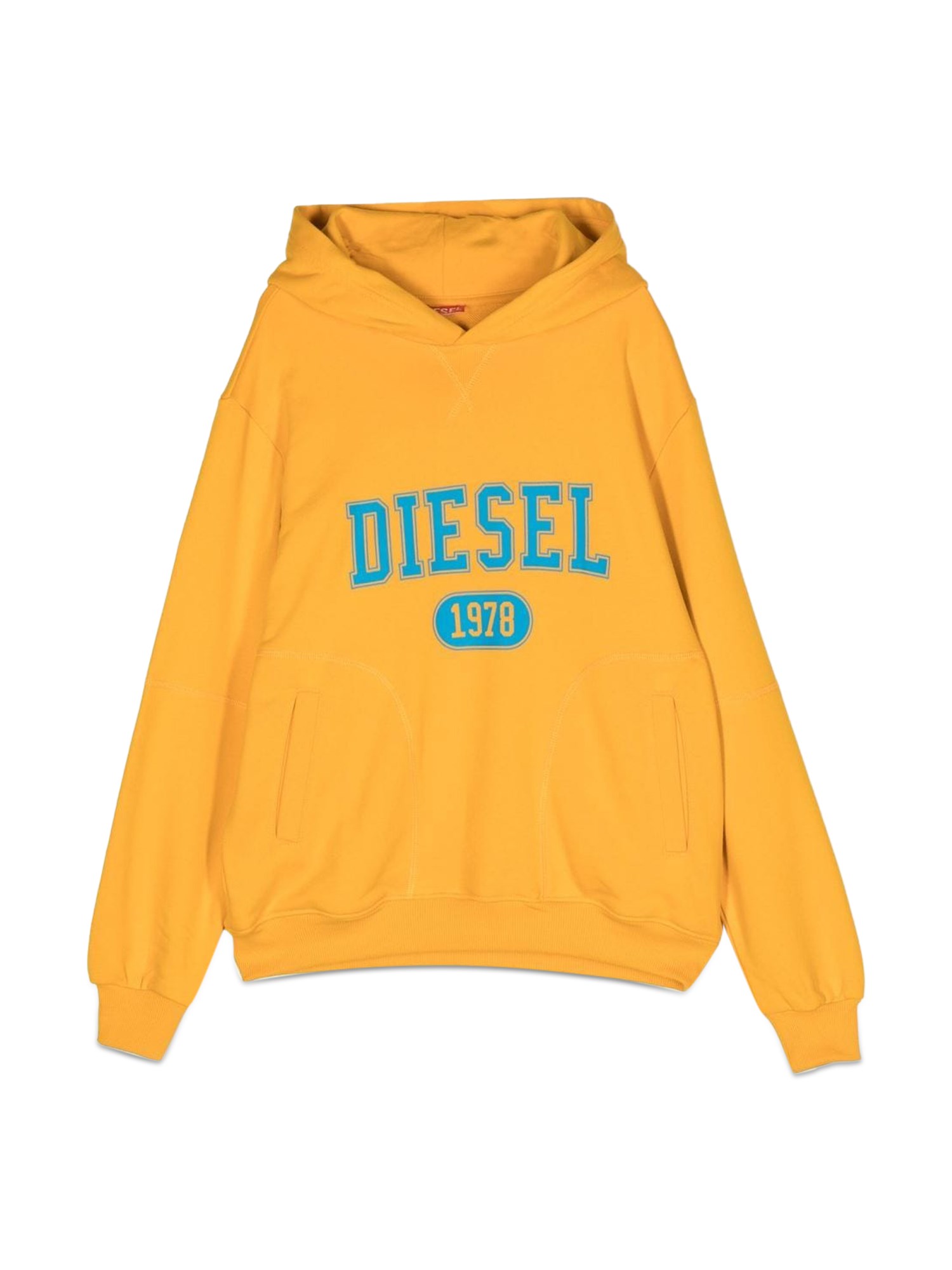 diesel kids hooded sweatshirt with logo