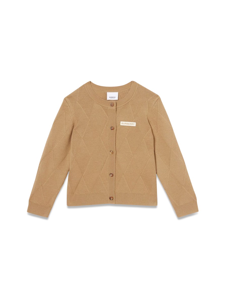 BURBERRY CARDIGAN GIROCOLLO CORDELIA