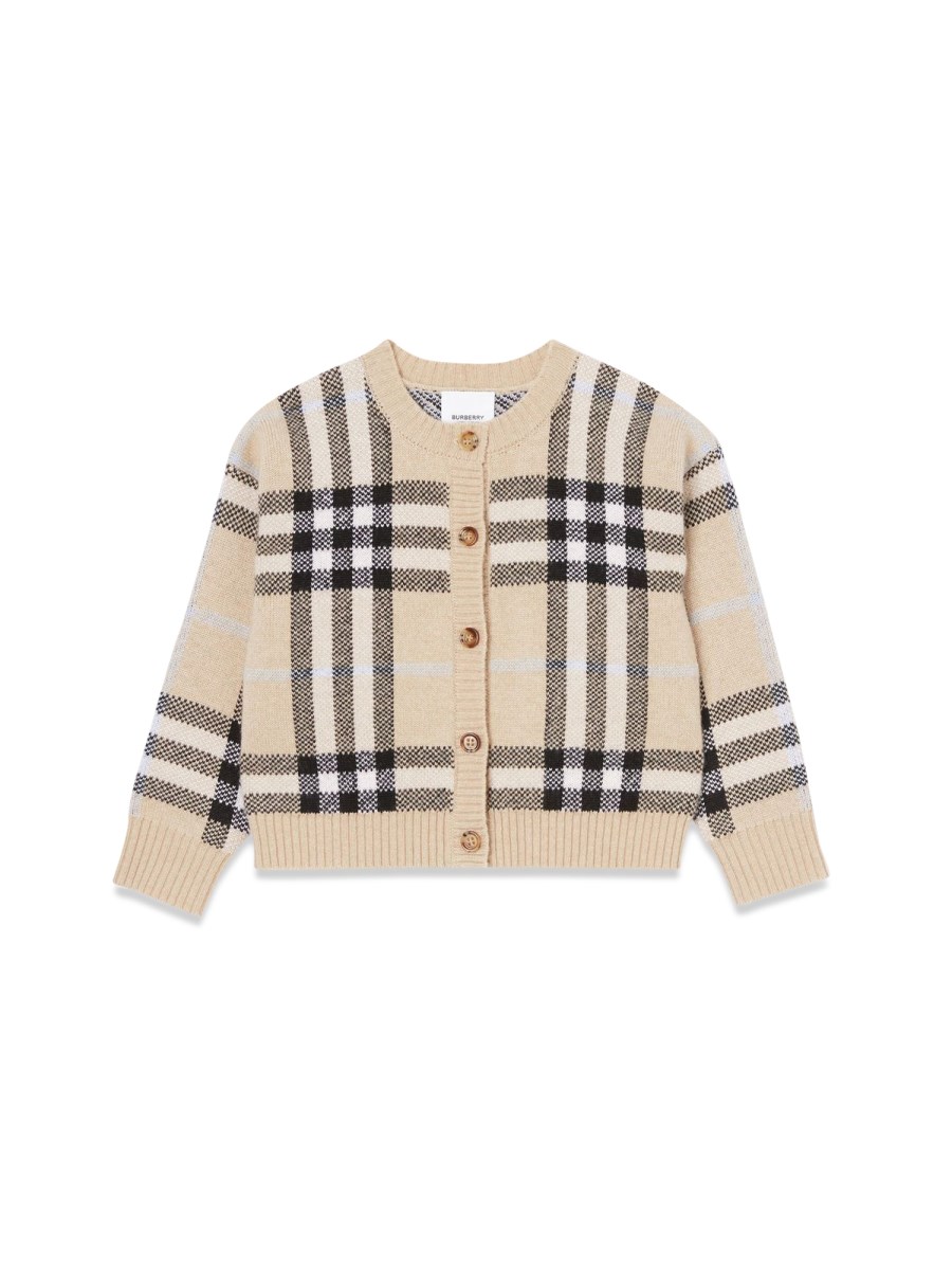 BURBERRY CARDIGAN GIROCOLLO GILLIANE