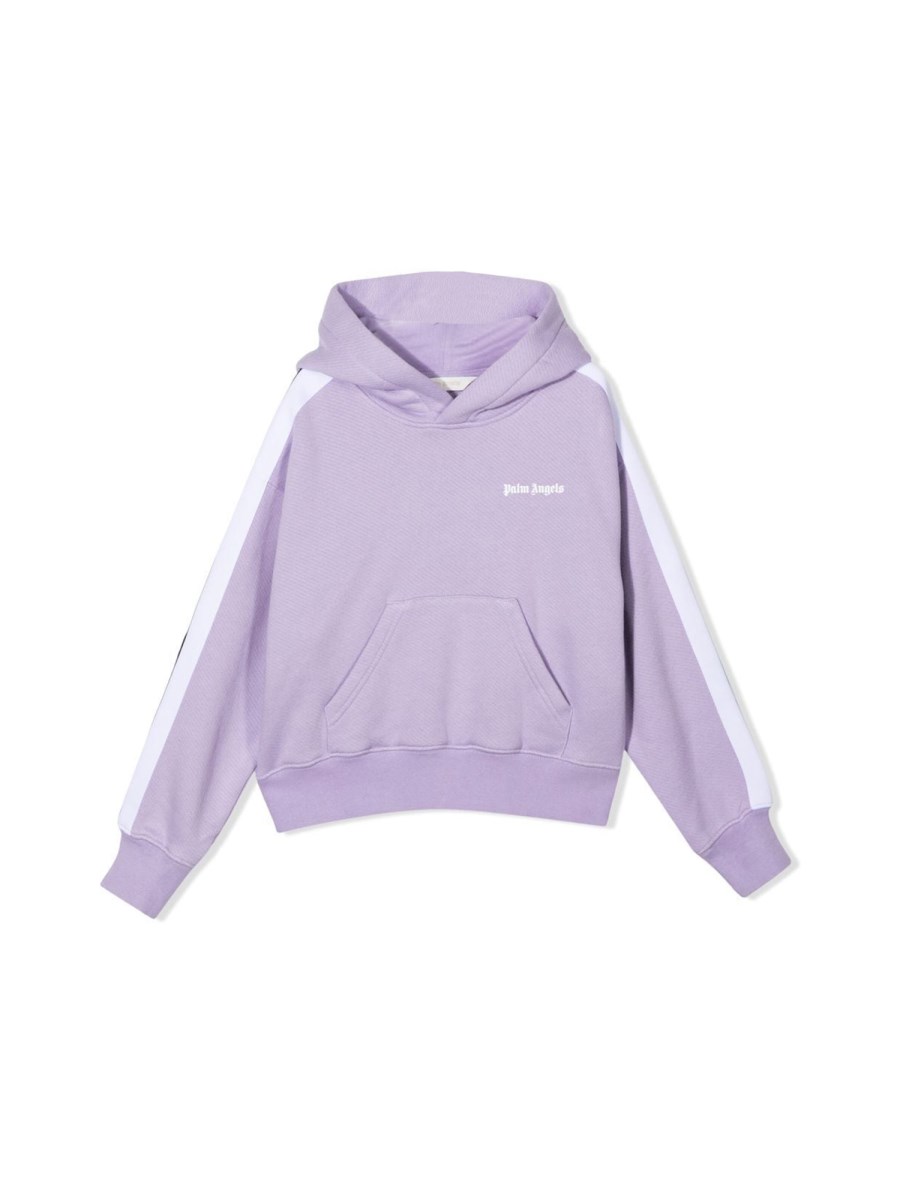 PALM ANGELS LOGO TRACK HOODIE