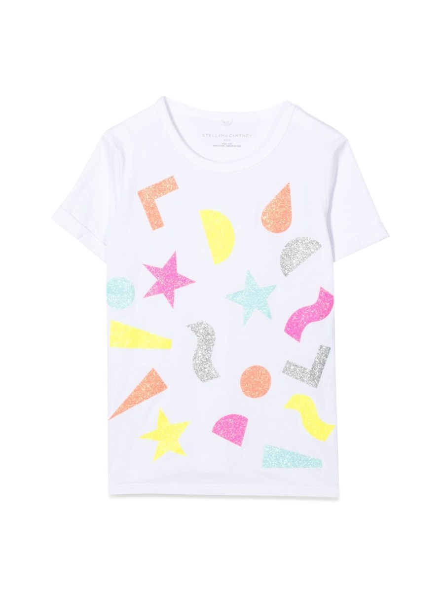 T-SHIRT M/C FORME GEOMETRICHE