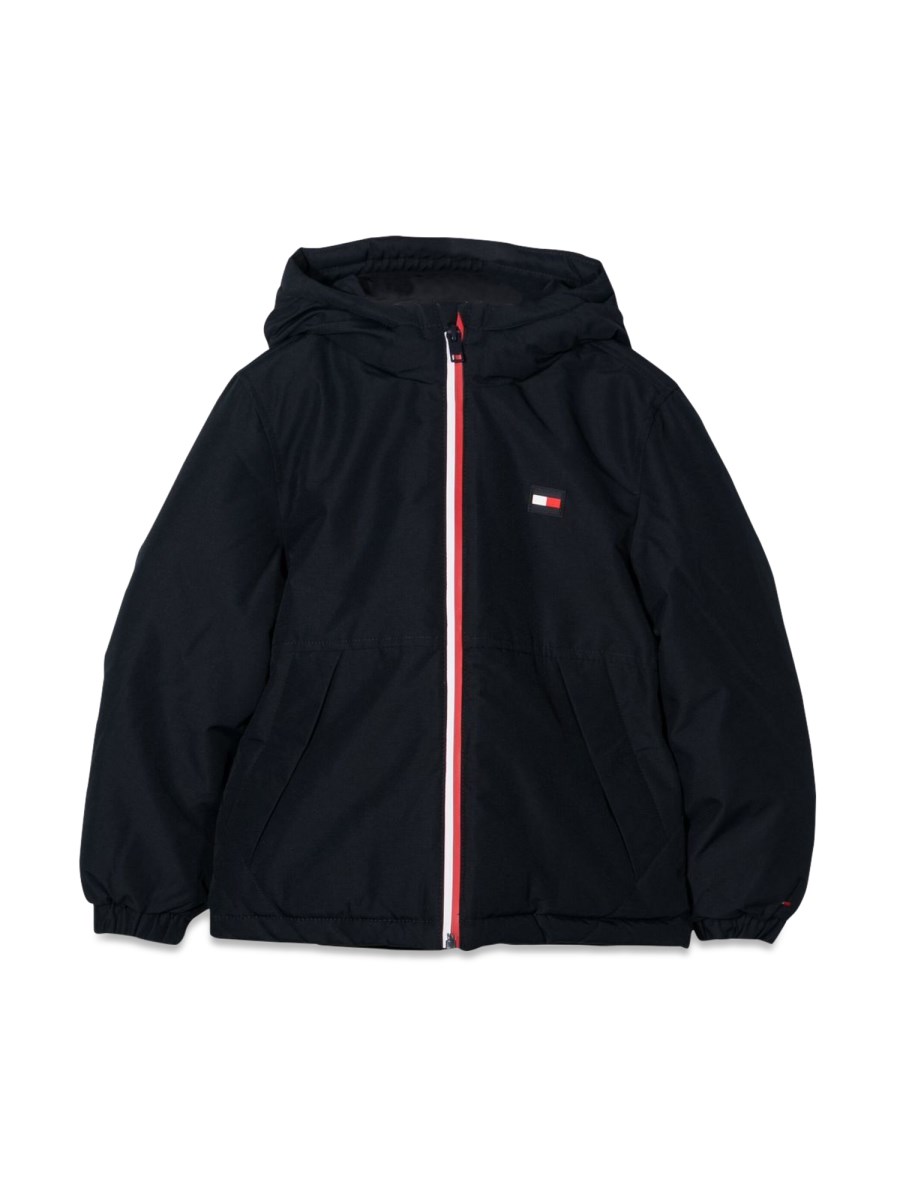 TOMMY HILFIGER ESSENTIAL PADDED JACKET CON CAPPUCCIO