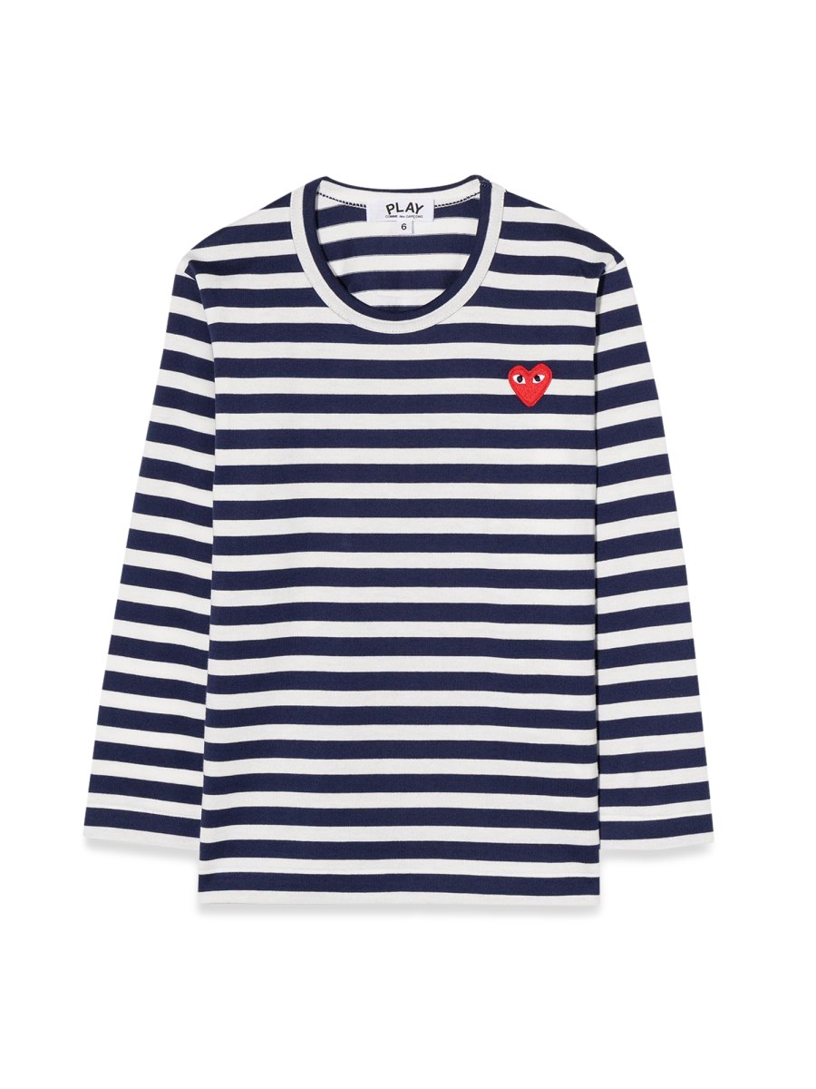 Cdg play hotsell long sleeve striped