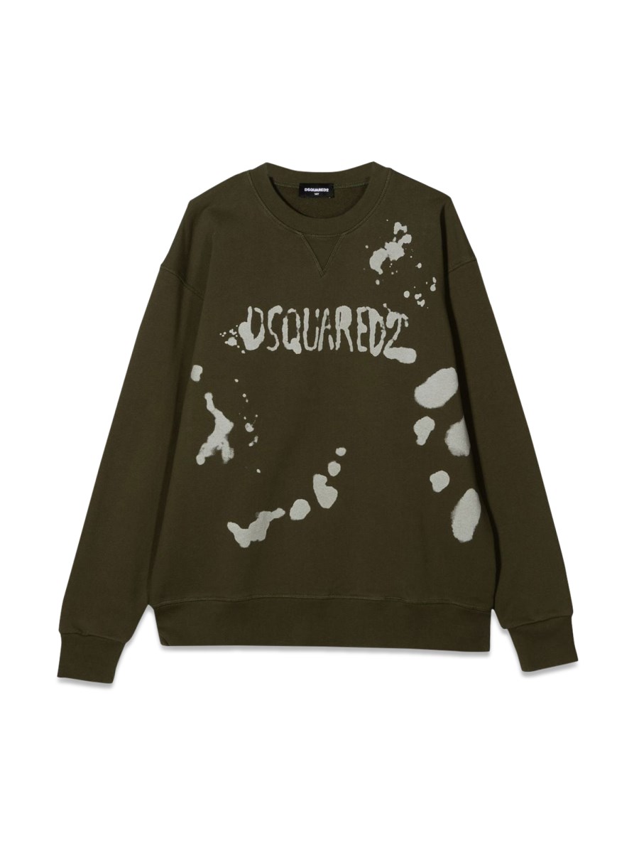 DSQUARED FELPA GIROCOLLO