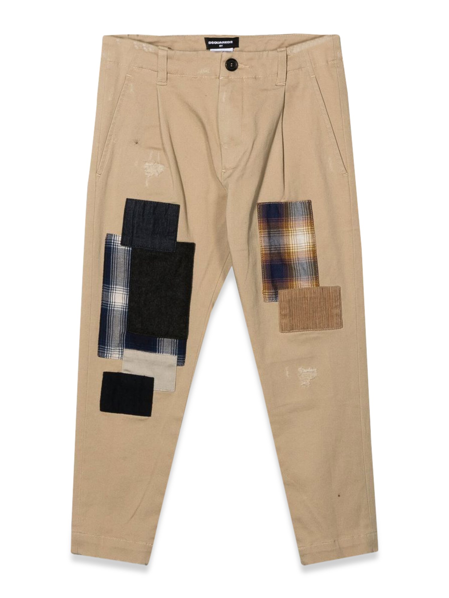 dsquared pants with patches