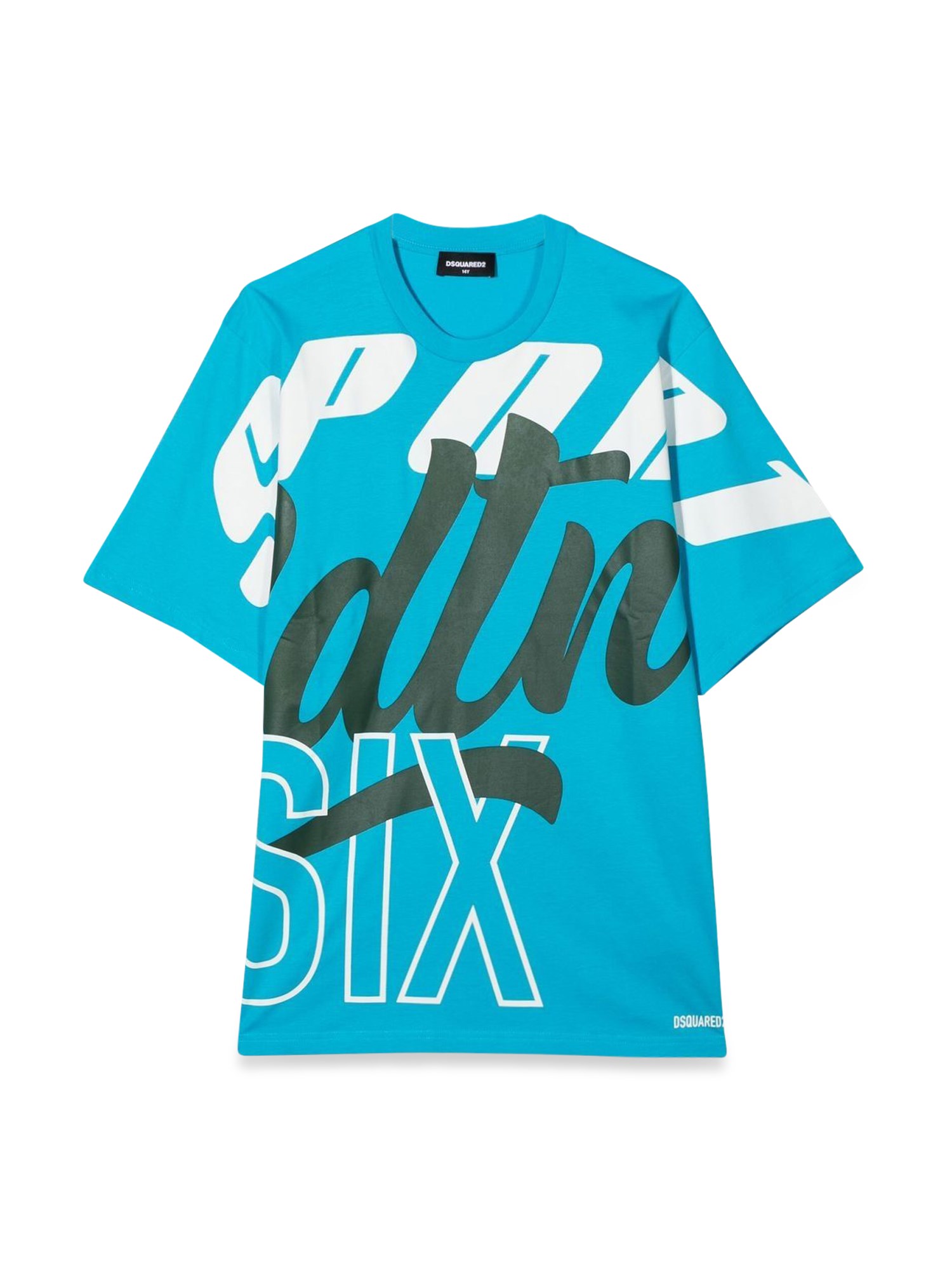 dsquared t-shirt allover writing