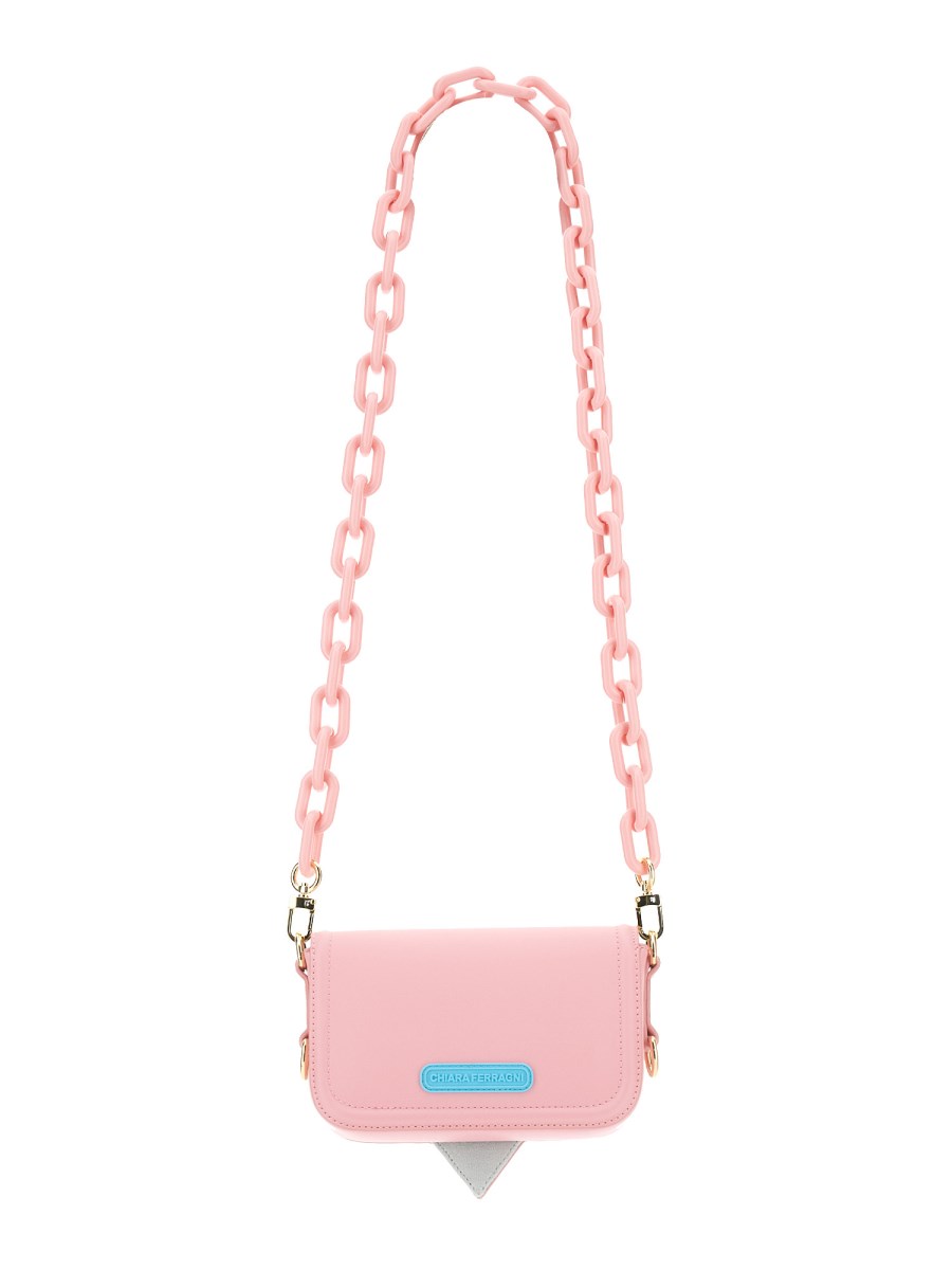 CHIARA FERRAGNI - EYELIKE BAG WITH LOGO PATCH - Eleonora Bonucci