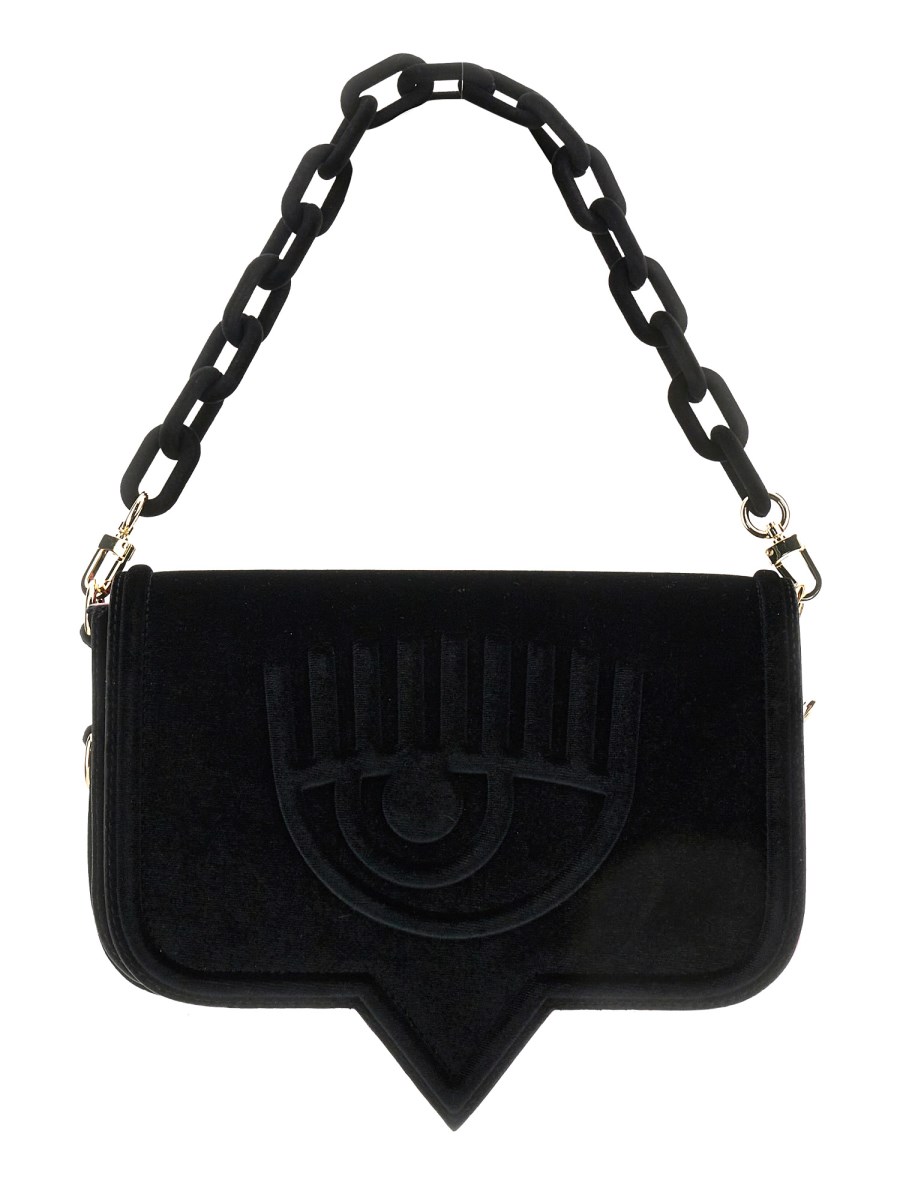 Chiara Ferragni Schultertasche Mit Eyelike-Motiv Schwarz LI