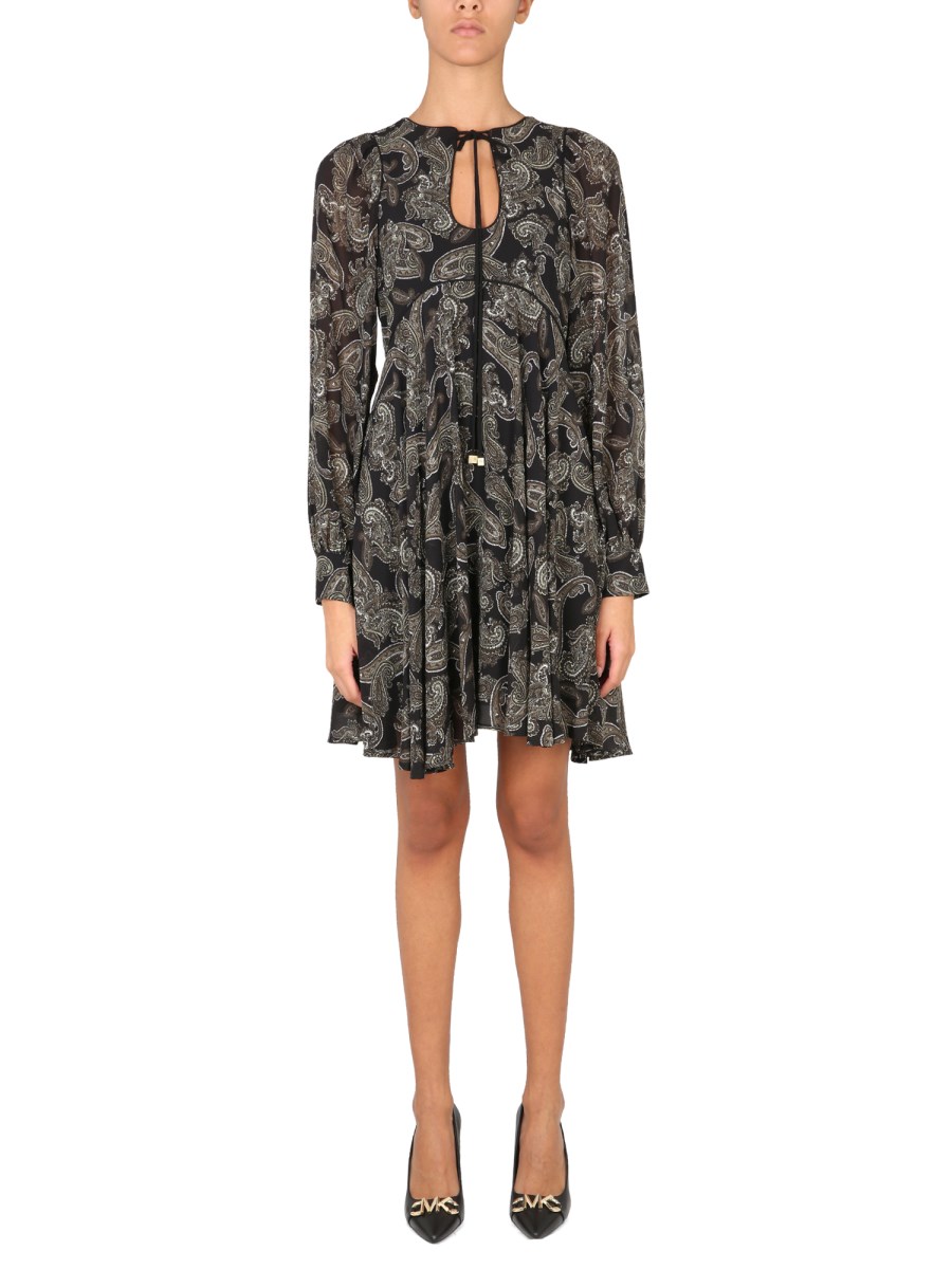 MICHAEL BY MICHAEL KORS - PAISLEY PRINT MINI DRESS - Eleonora Bonucci