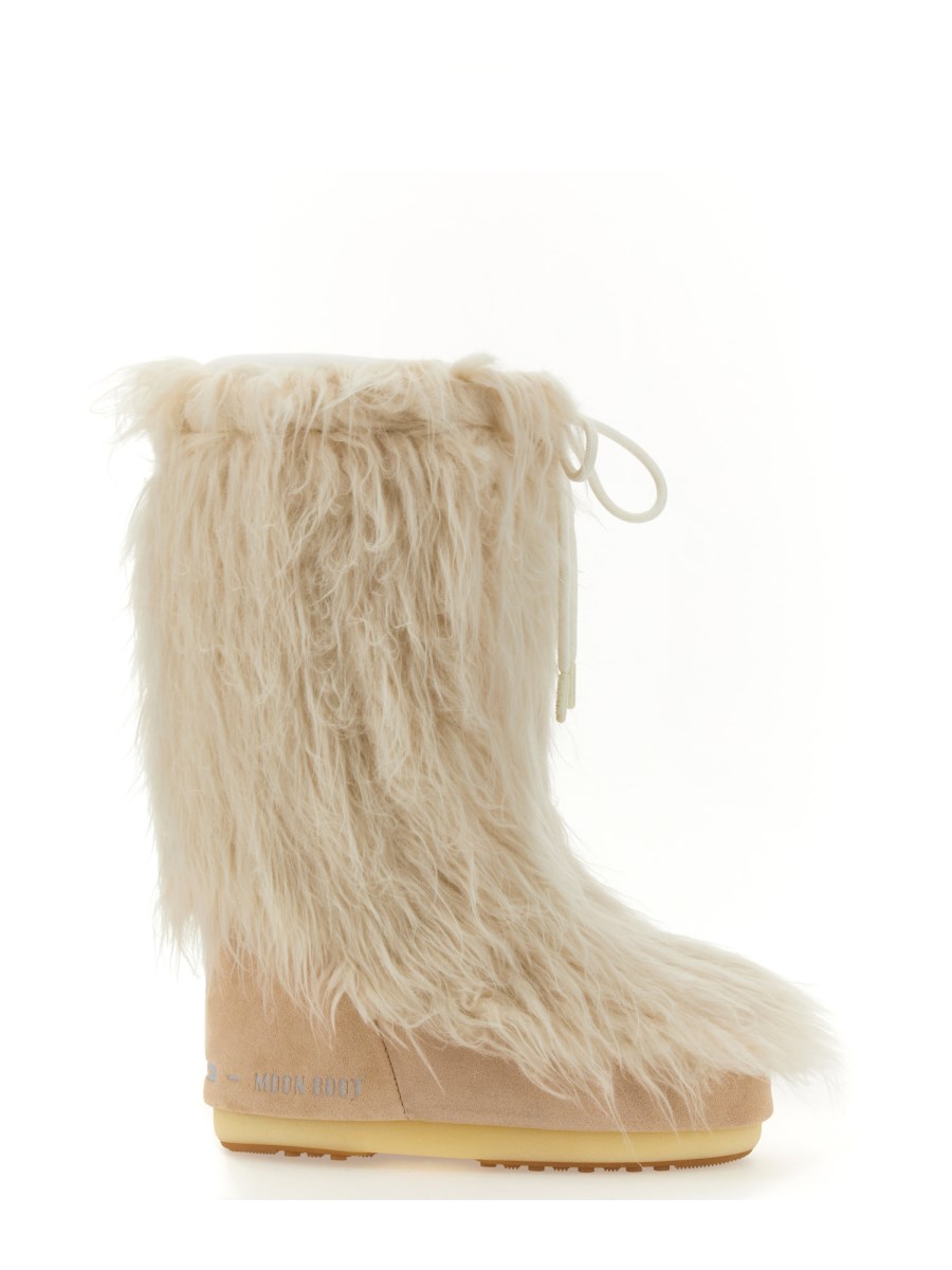 Faux fur yeti boots hotsell