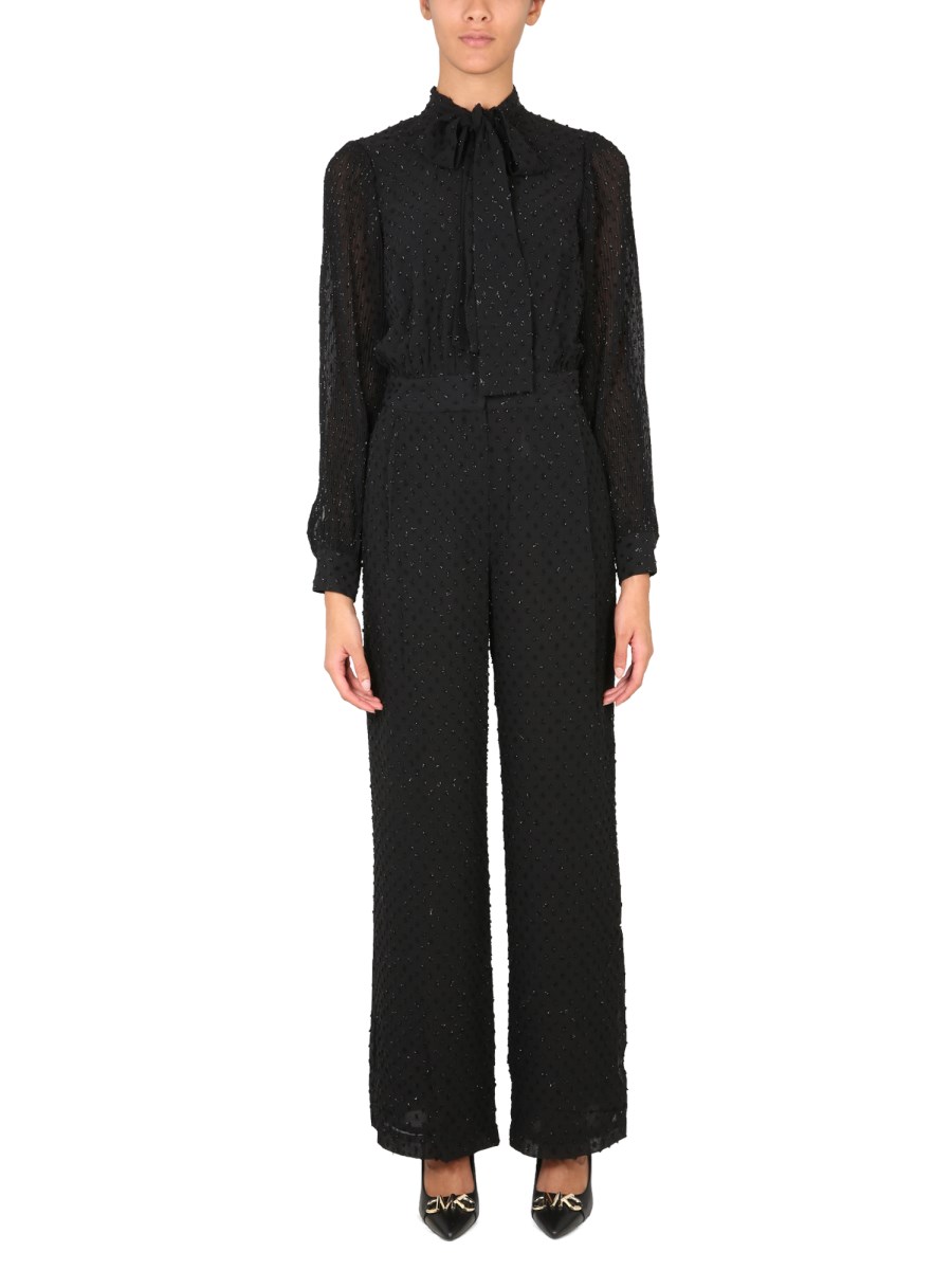 Michael kors deals polka dot jumpsuit