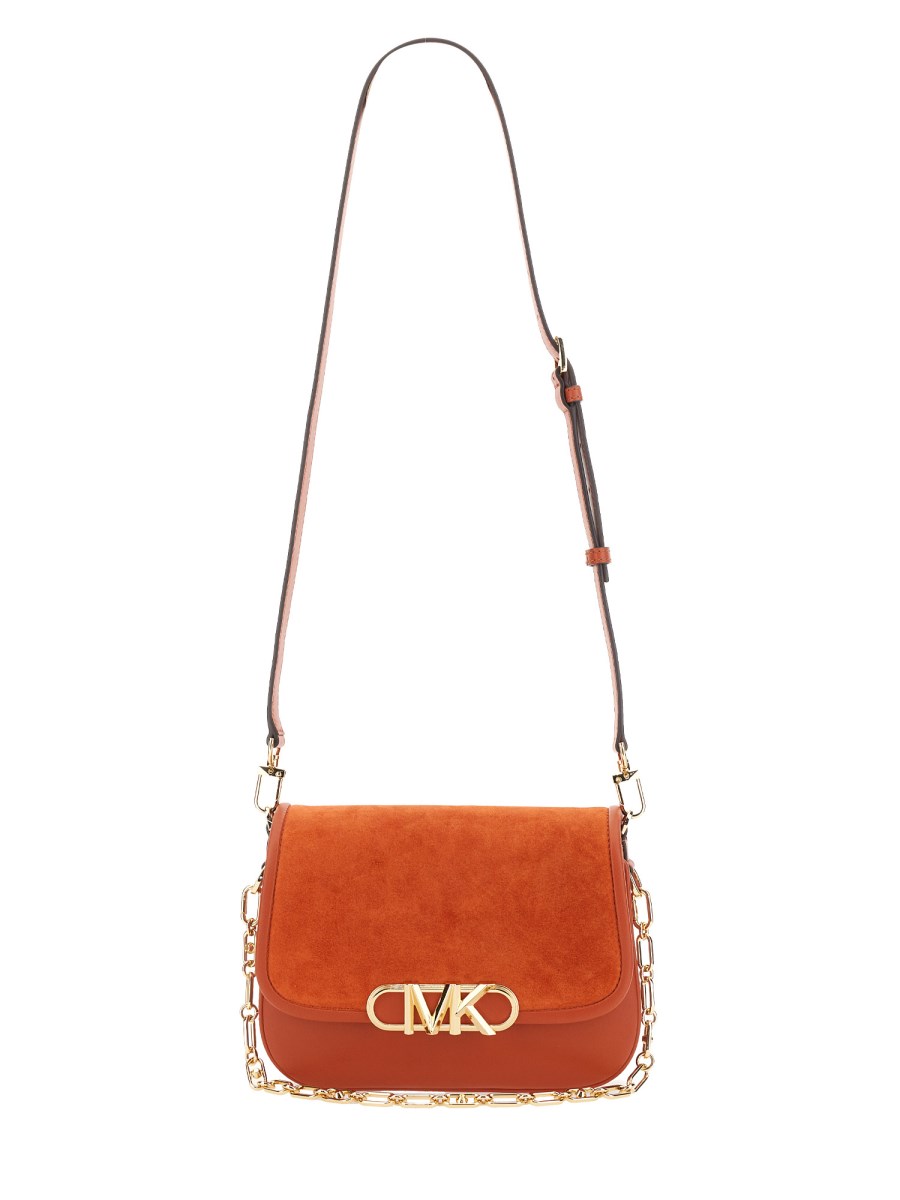 MICHAEL BY MICHAEL KORS BORSA MESSENGER PARKER MEDIA IN SUEDE