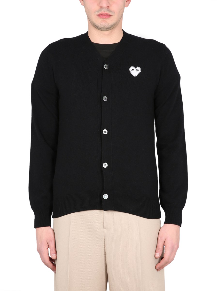 Comme des garcons wool on sale cardigan