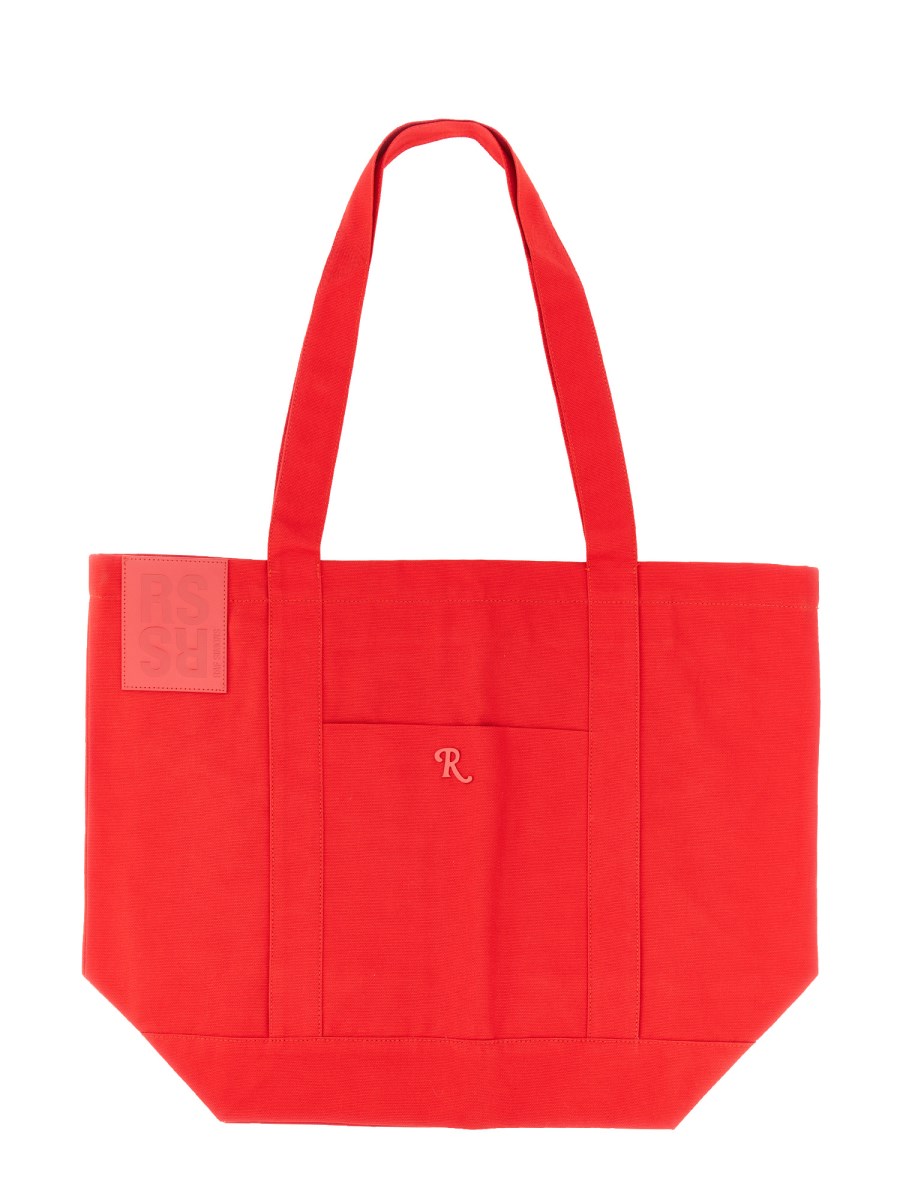 BORSA TOTE CON PATCH LOGO