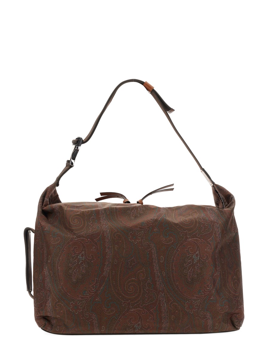 Etro outlets paisley bowling bag