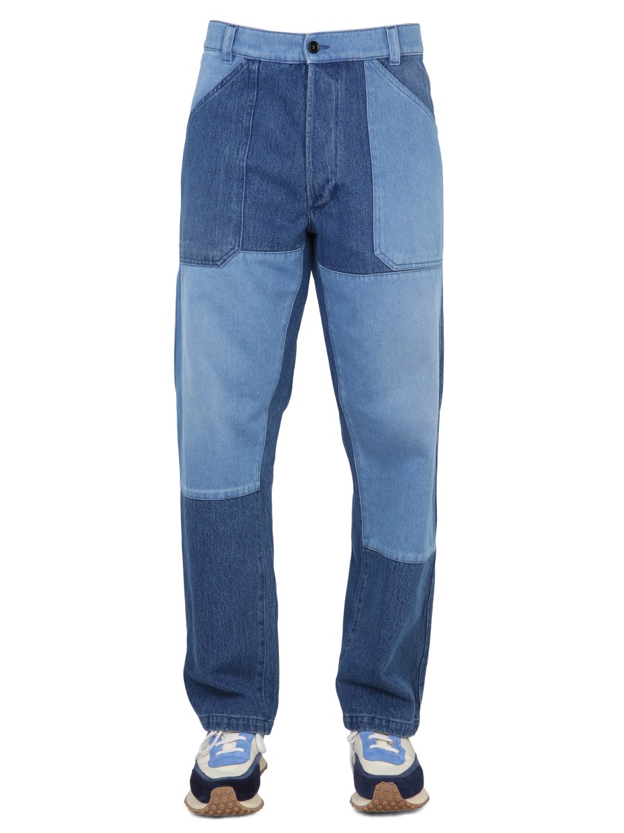 ETRO JEANS WORKER IN DENIM DI COTONE