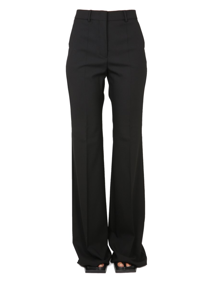 MAX MARA PANTALONE IN TELA DI LANA STRETCH