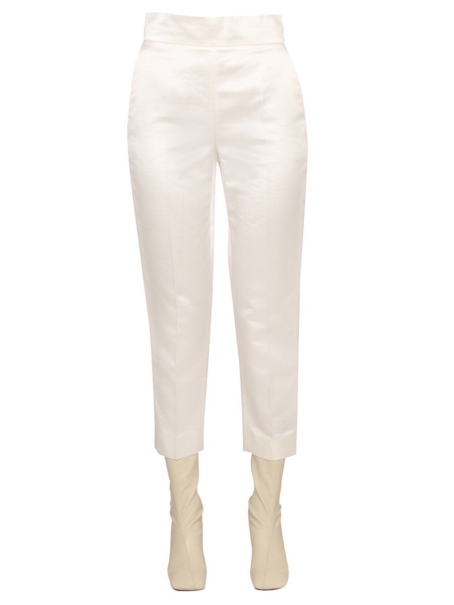 MAX MARA PANTALONE "GEISHA" IN SATIN DI VISCOSA