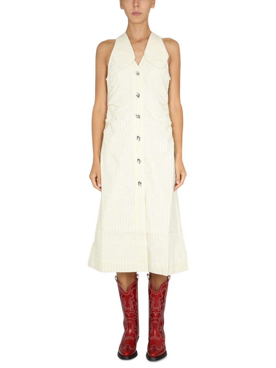 knee length dresses for ladies Constellations Glow-in-the-dark Midi Dress