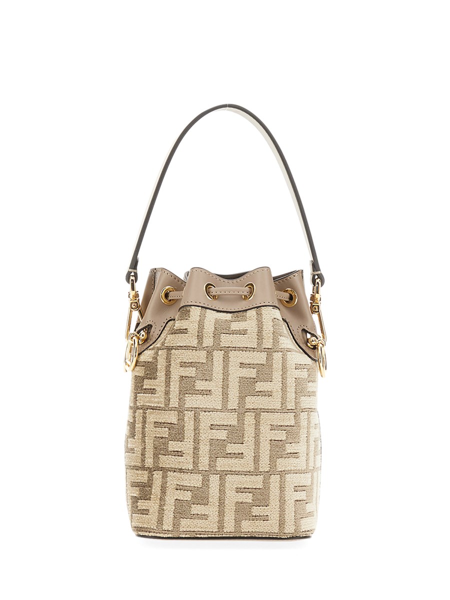 Fendi, Bags, Fendi Mini Mon Tresor Tapestry Fabric Shoulder Bag