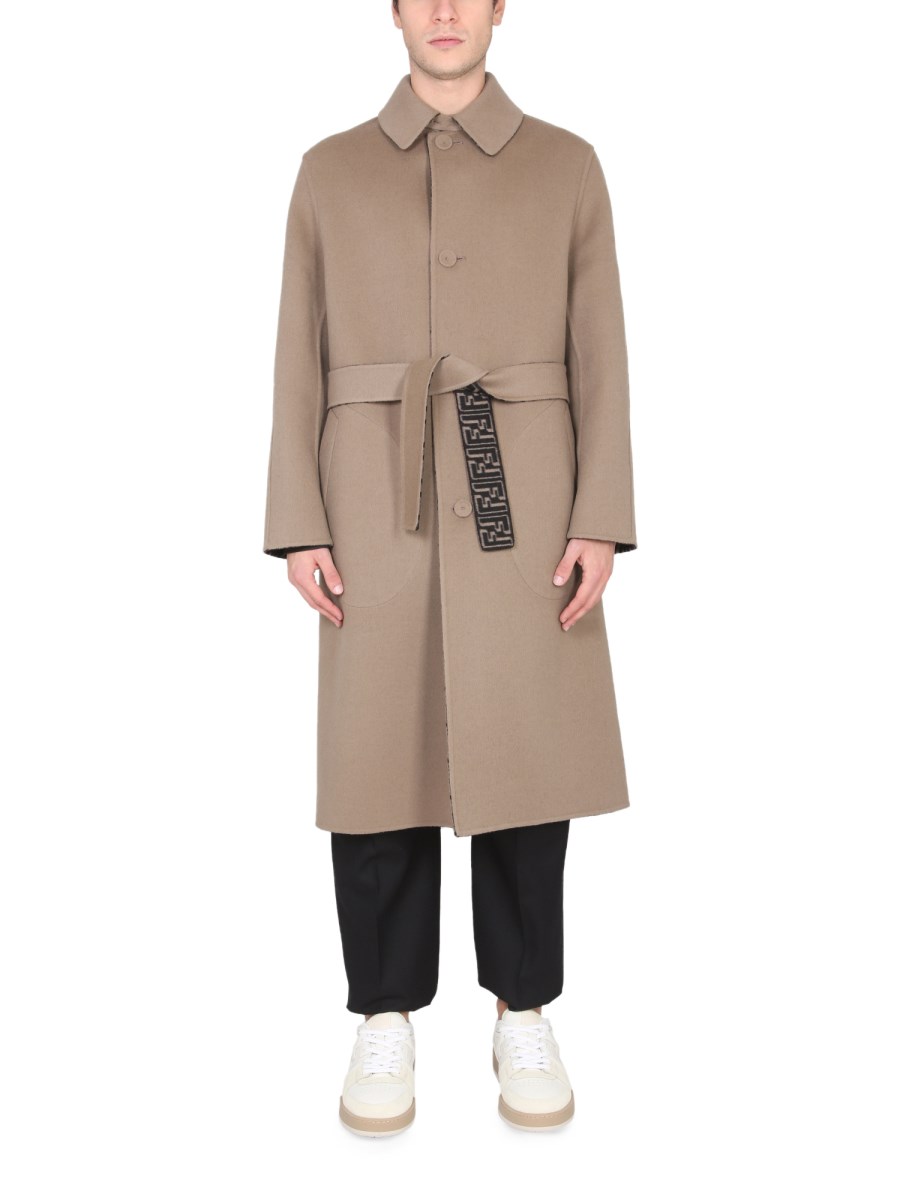 Mens fendi trench on sale coat