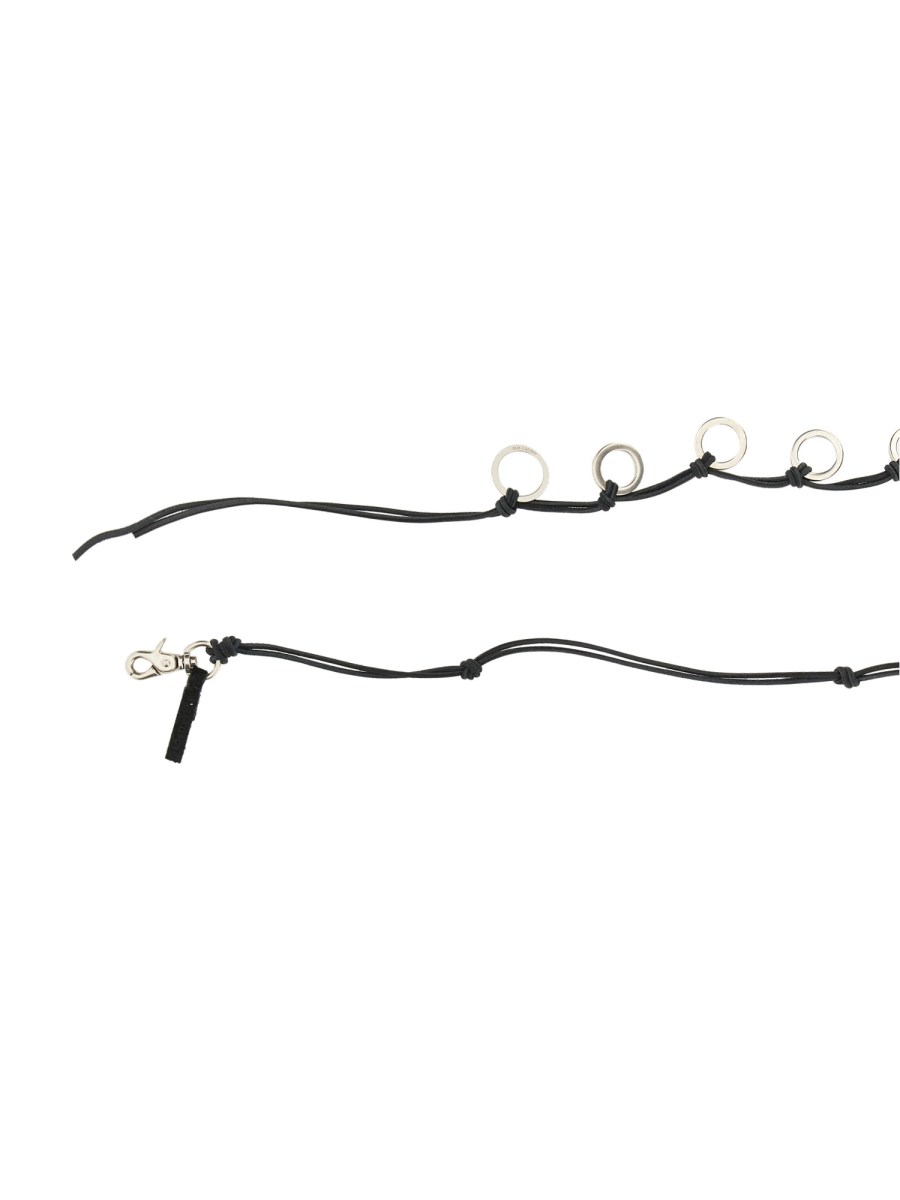 OUR LEGACY - KNOTTED LEATHER LADON BELT - Eleonora Bonucci