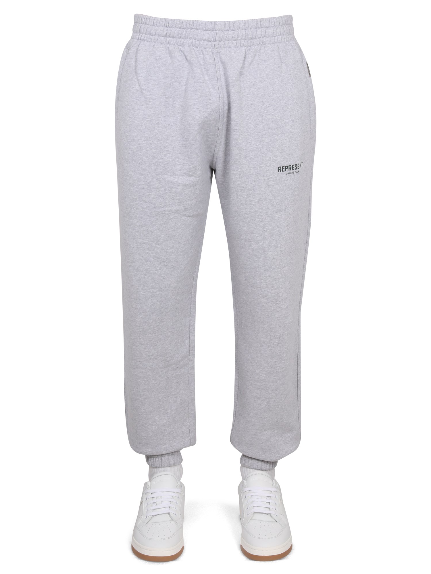 Represent Owners Club Oversize Cotton Sweatpants In Grey