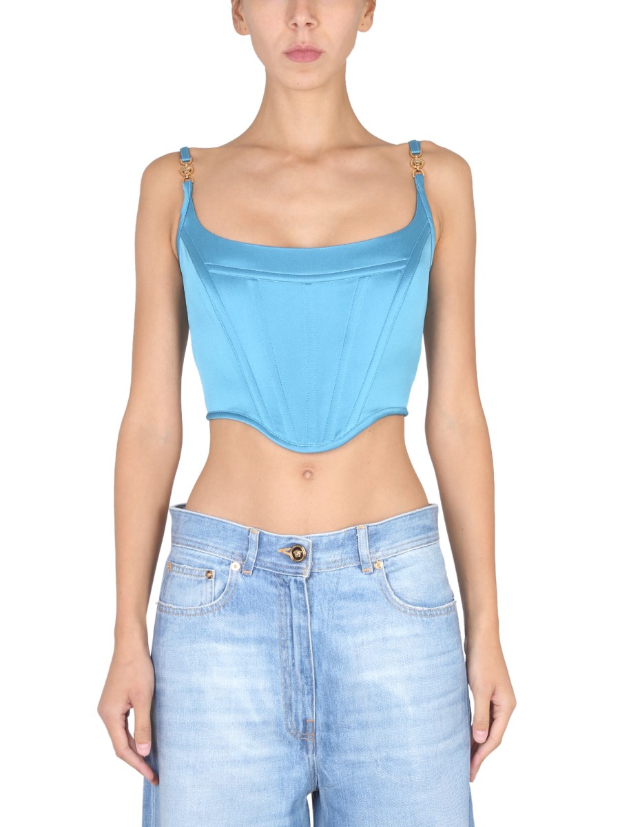 Versace corset sale top