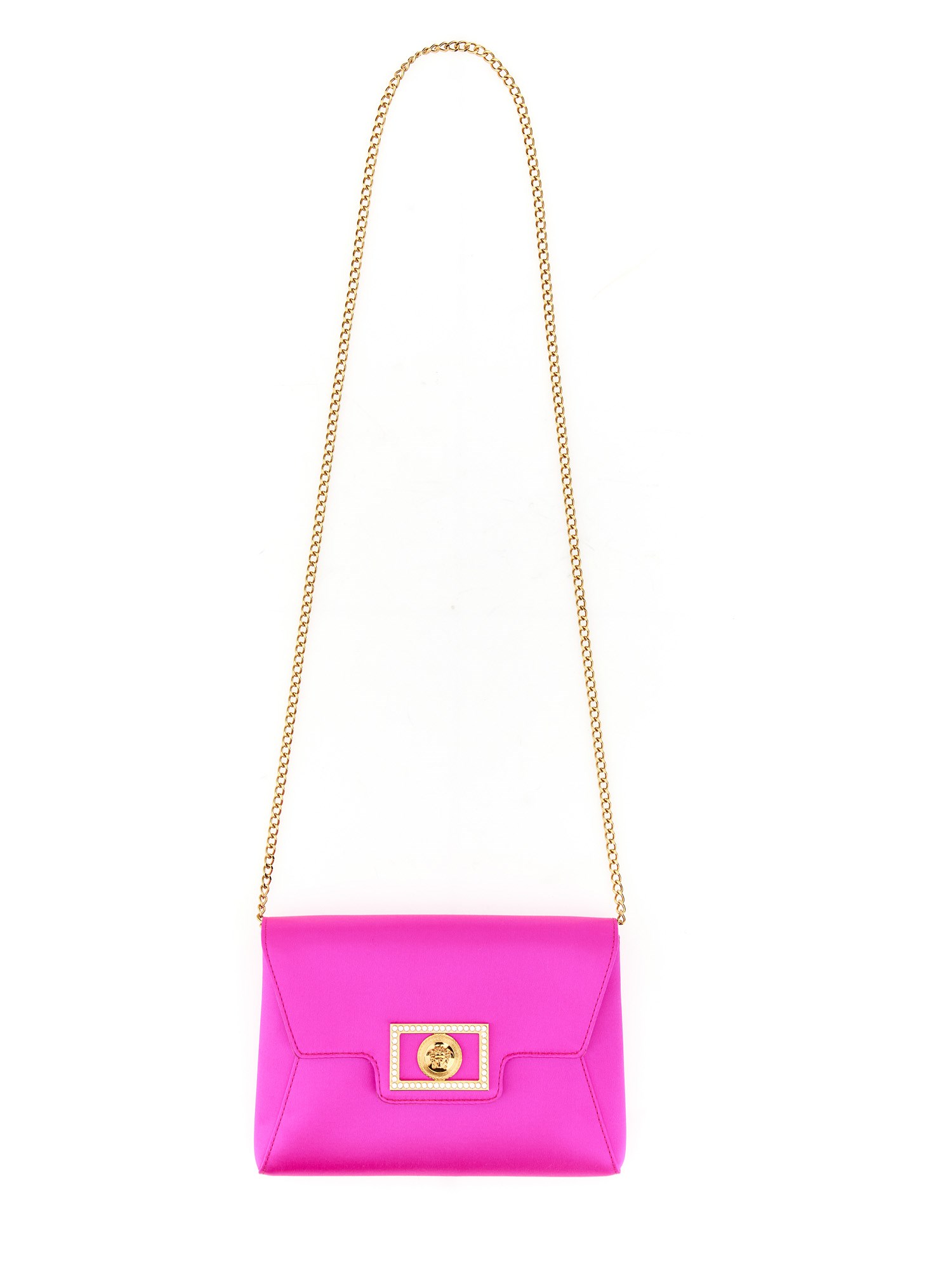 Versace La Medusa Clutch Bag In Fuchsia ModeSens