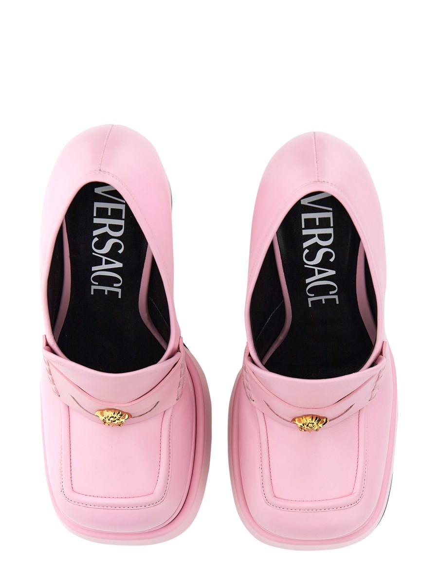 Versace tribute loafer on sale heels