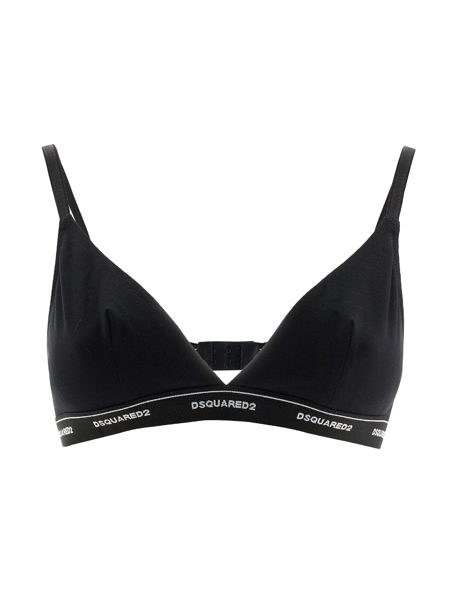 Shop Dsquared2 Bra With Logo In Black