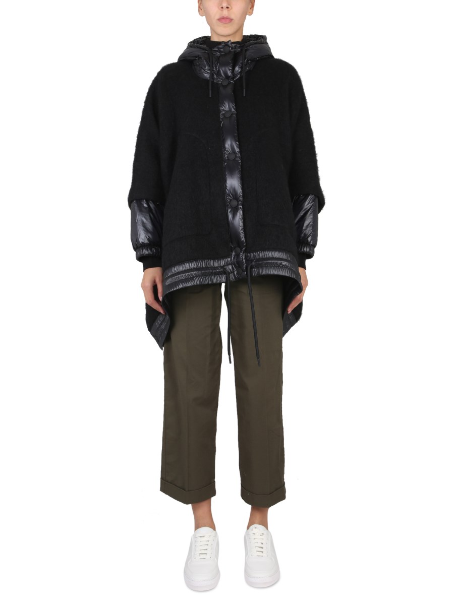 MONCLER GRENOBLE - MOHAIR, WOOL AND ALPACA CAPE - Eleonora