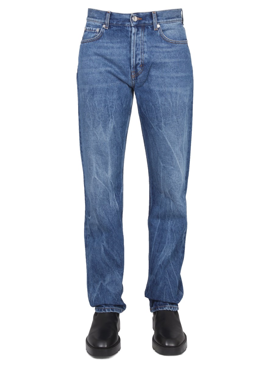 SÉFR JEANS REGULAR FIT IN DENIM DI COTONE