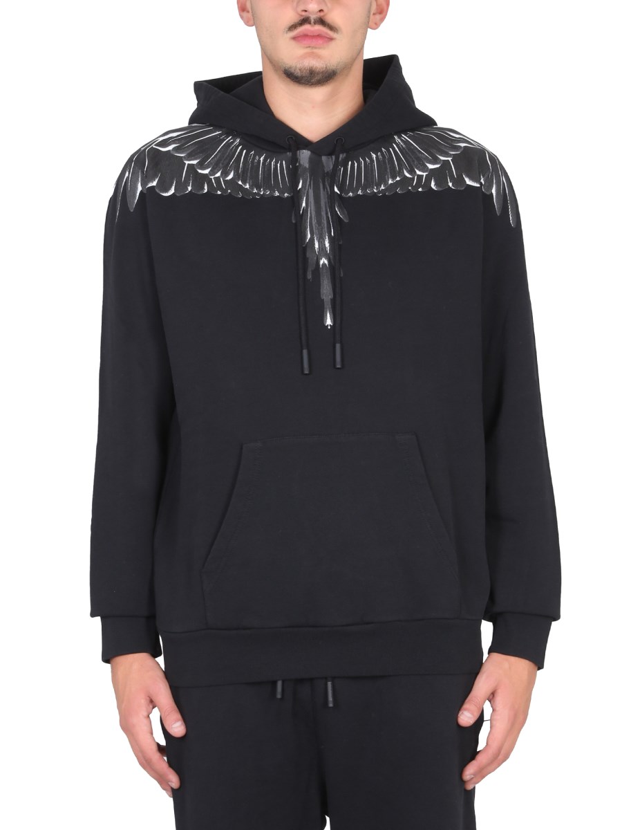 Marcelo burlon sale felpa cappuccio