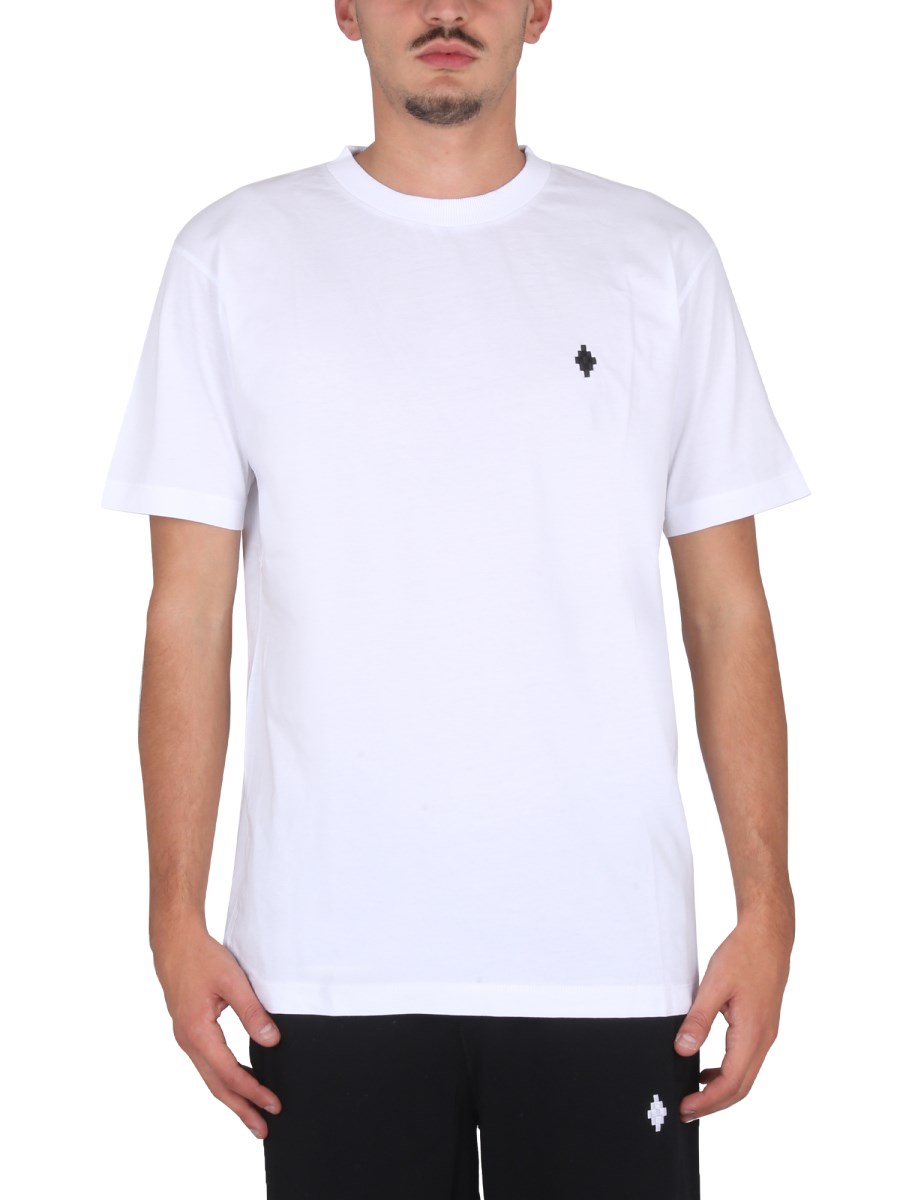 Marcelo Burlon T-shirt in jersey a maniche corte con stampa F5CMJBTH057