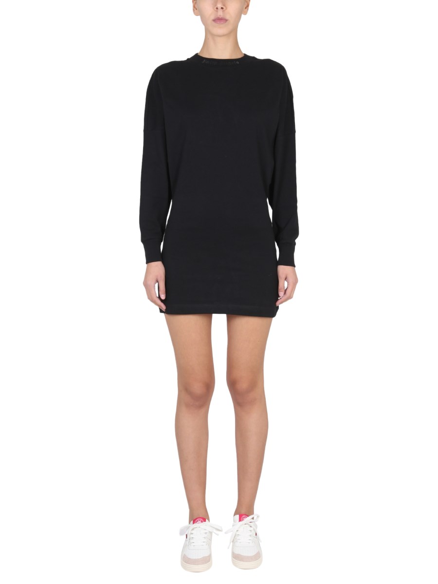 mesh swim cover up dress See-through Mesh Slim Fit Bikini Cover Up Dress, Black / S (Bust 85 cm)