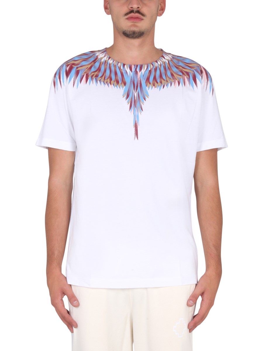 Marcelo Burlon T-shirt in jersey a maniche corte con stampa F5CMJBTH057 main image 1