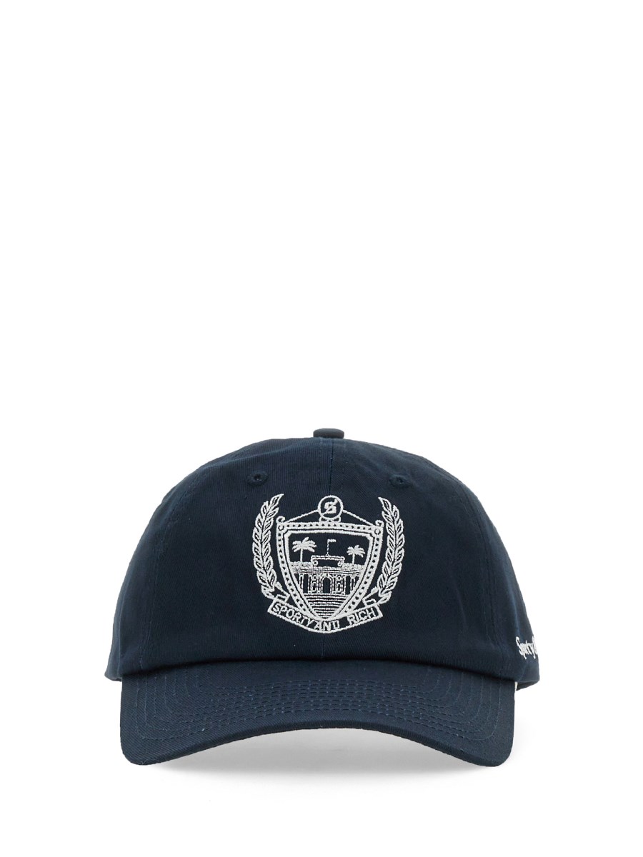 SPORTY&RICH BASEBALL HAT WITH LOGO Eleonora Bonucci